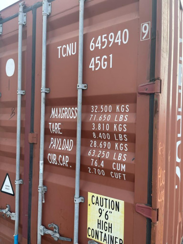 40ft Steel Shipping Container