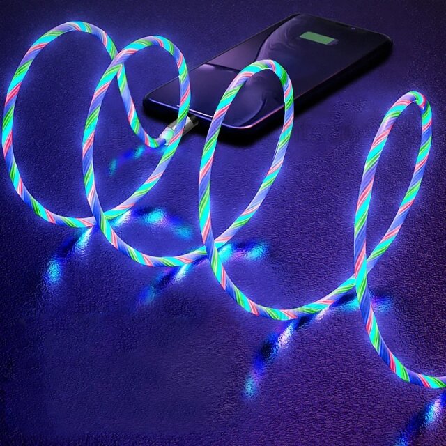 3 In 1 Magnetic Luminous Phone Charging Cable
