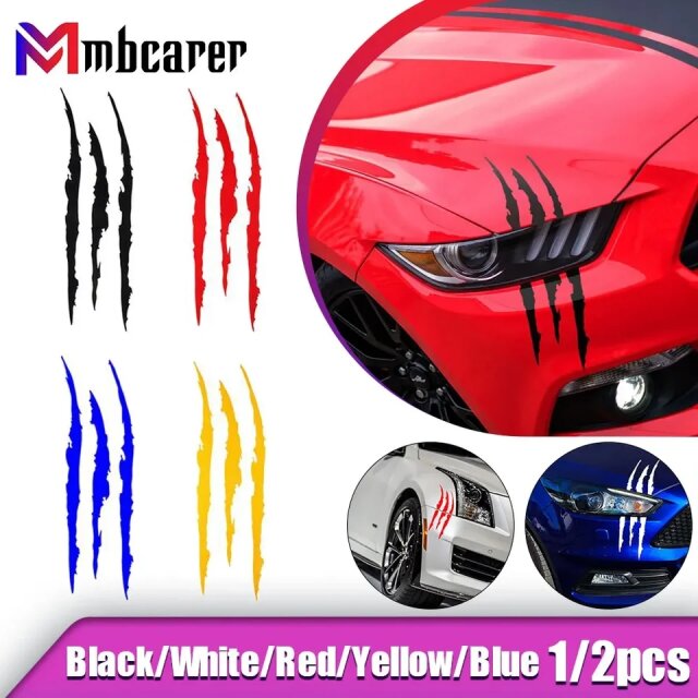 Car/Motorcycle Sticker Reflective Monster Claw