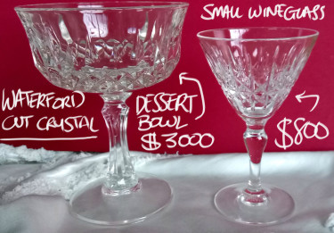 Glasses Waterford-cut Crystal Lismore Pattern