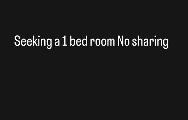 1 Bed Room