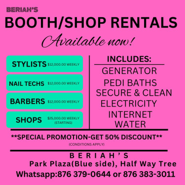 Salon Booths & Shops