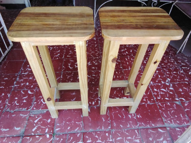Two Used Bar Stools For Sale