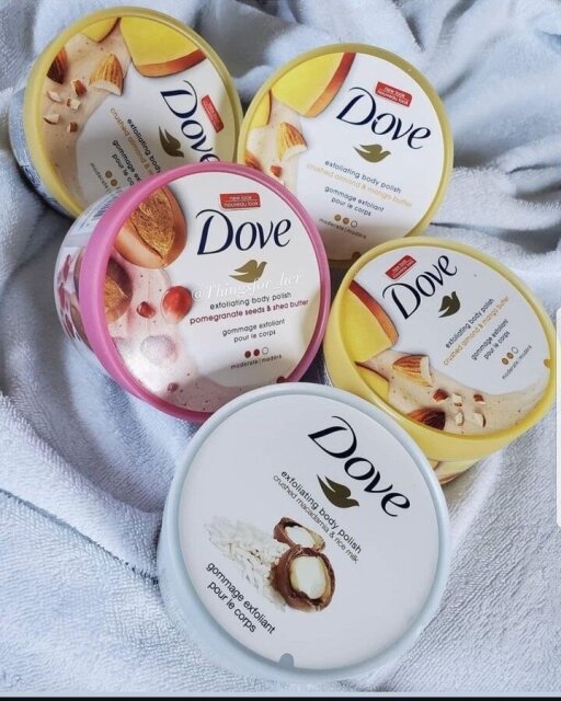 Dove Exfoliating Body Scrubs