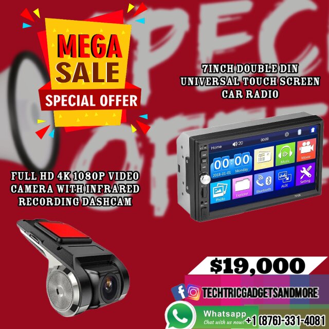 Special Offer‼️ 7in Touch Car Radio And Dash Cam