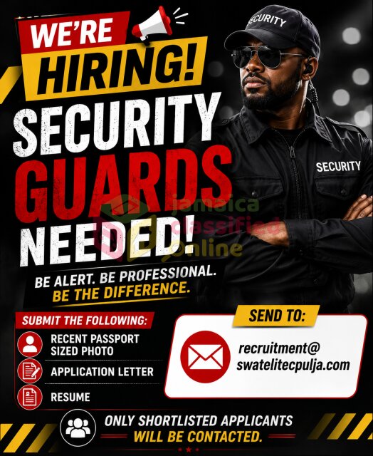 We Are Hiring Full Time Jobs Kingston/St. Andrew/St. Catherine/St. Thomas