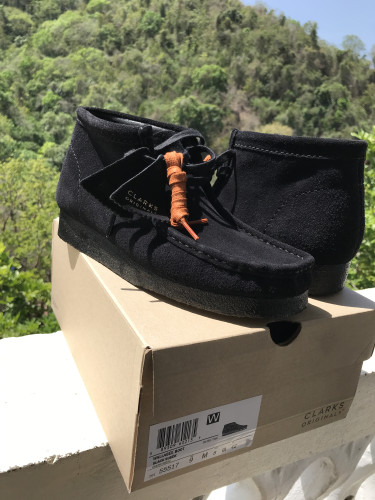 Original Black Suede Wallabees