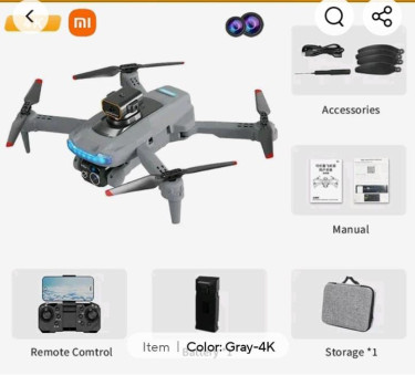 New P15 Drone Professional GPS Wifi Dualcamera 