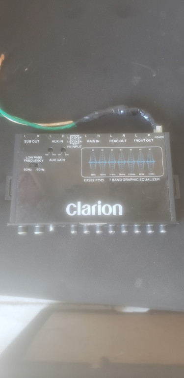 Clarion EQS755 7 BAND EQUALIZER