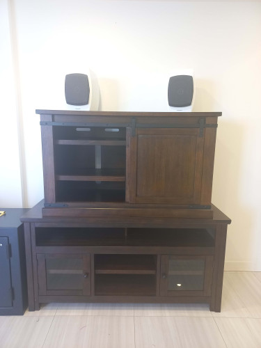 Wood Book Shelves/TV Stand