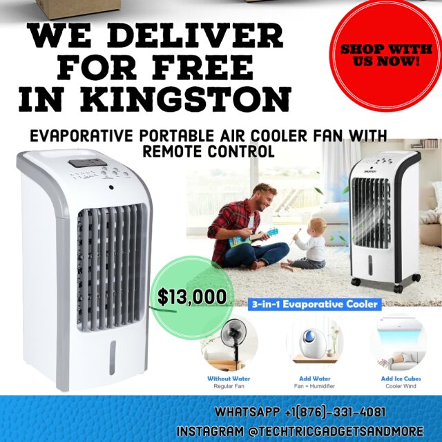 Evaporative Portable Air Cooler Fan