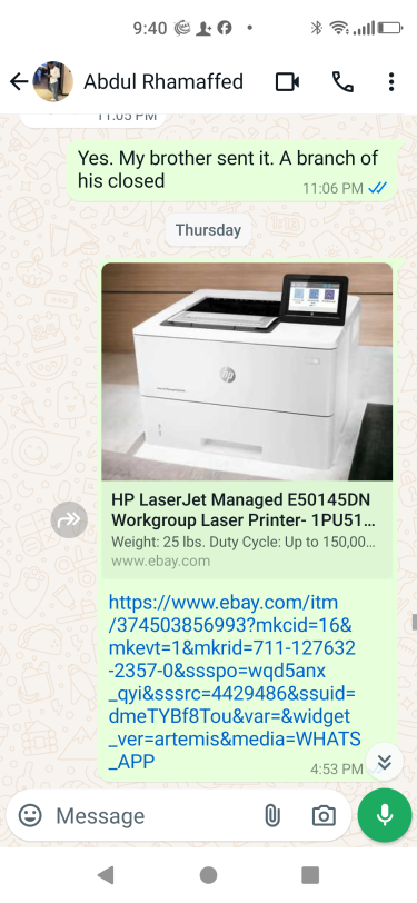 HP Laser Printer