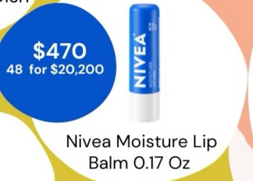 Nivea Moisture Lip Balm 