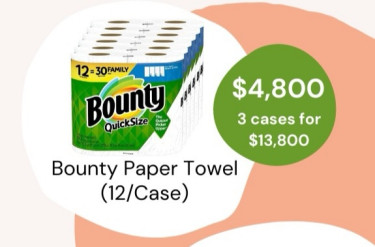 Bounty Paper Towel (12/case)