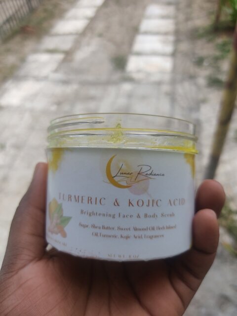 Turmeric X Kojic Sugar Scrub