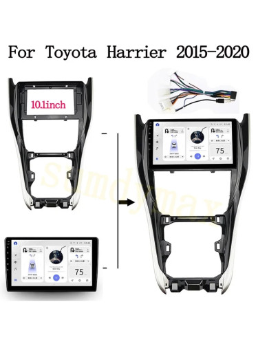 Toyota Harrier 10inch Stereo Dashboard Frame