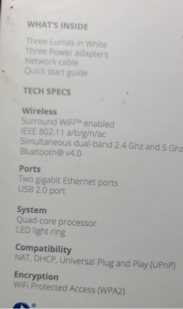 Luma Surround Wi-Fi System - Extender 3 Pack