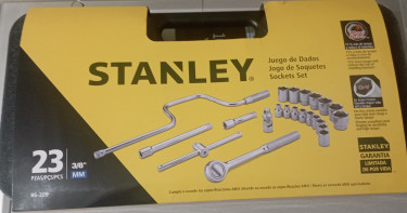 New Stanley 23 Pieces 3/8 Socket Set For Sale