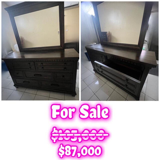 7 Drawer Dresser And Mirror