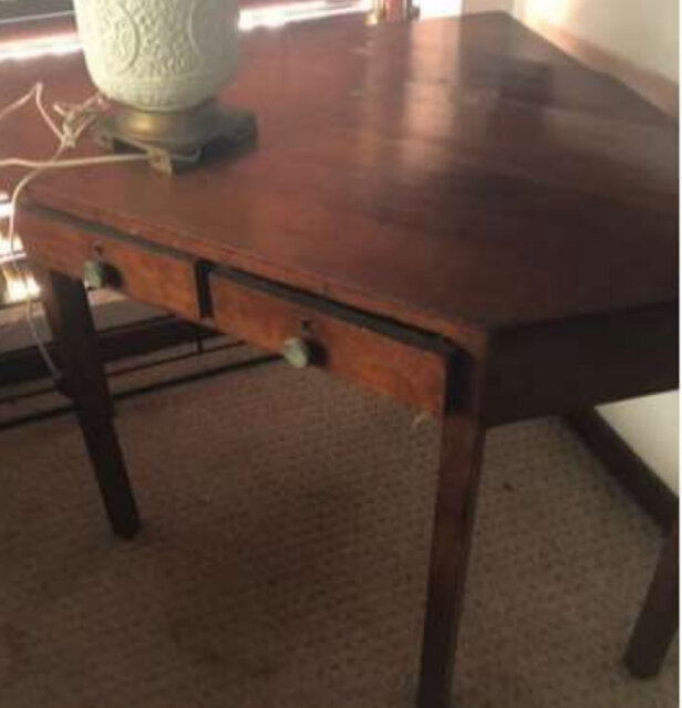 Wooden Corner Table Or Desk