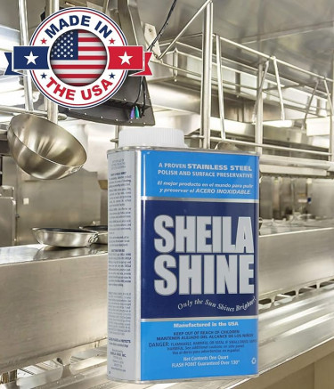 Sheila Shine 1qt Liquid With Cloth 