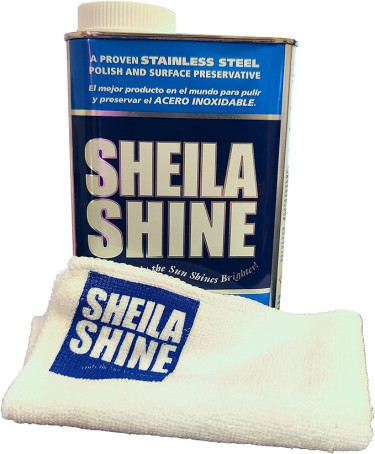 Sheila Shine 1qt Liquid With Cloth 