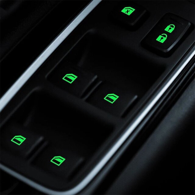 Car Luminous Multi-function Button Sticker