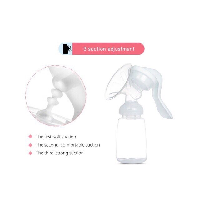 Manual Breast Pump With Adjustable Suction