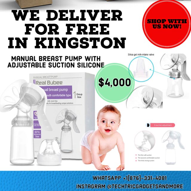 Manual Breast Pump With Adjustable Suction