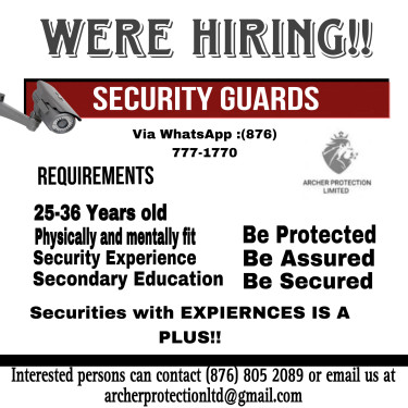 We’re Hiring SECURITIES