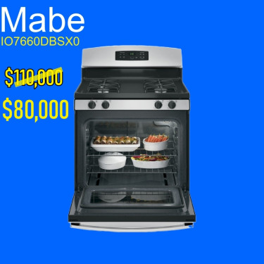 Mabe I/o 4 Burner Gas Stove IO7660DBSX0