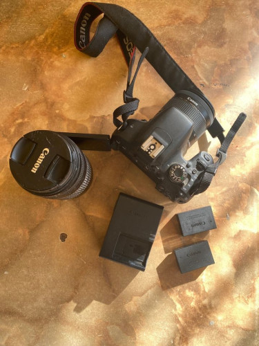 Used Canon T7i Camera Bundle + 2 Canon Lens