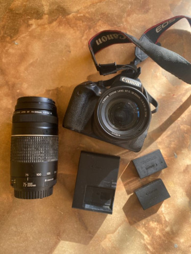 Used Canon T7i Camera Bundle + 2 Canon Lens