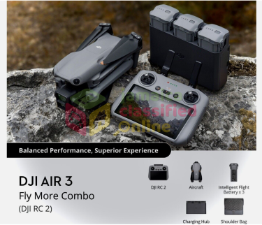 DJI Air 3 Drone W/ Fly More Combo And RC2 Remote