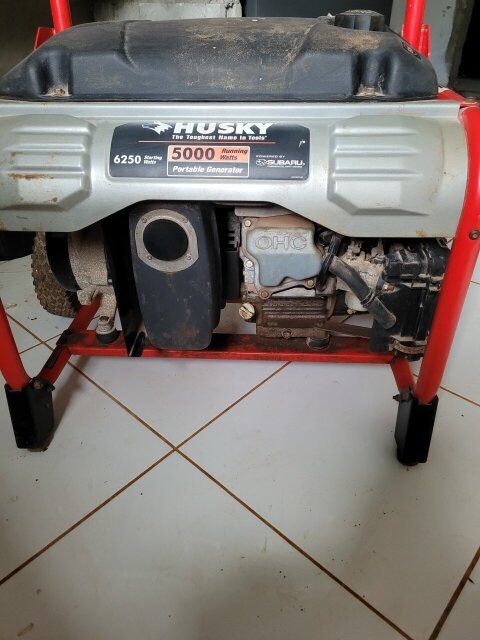 HUSKY 6250 WATT GENERATOR