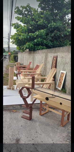 Balcony Chairs And Side Table