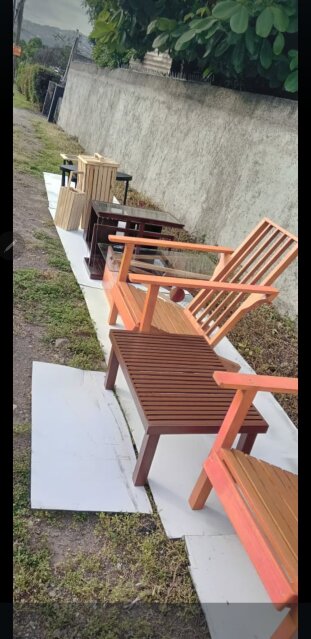 Balcony Chairs And Side Table