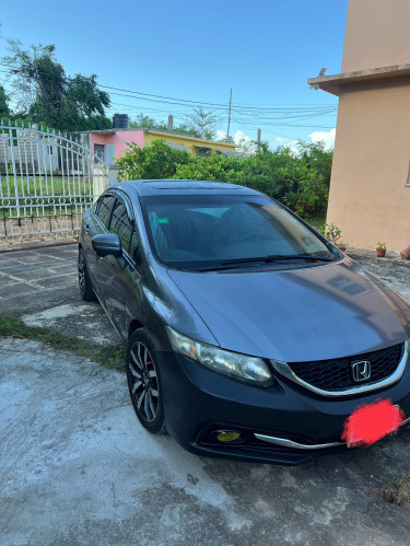 2015 Honda Civic Ex-L. Left Hand Drive. 8764533138