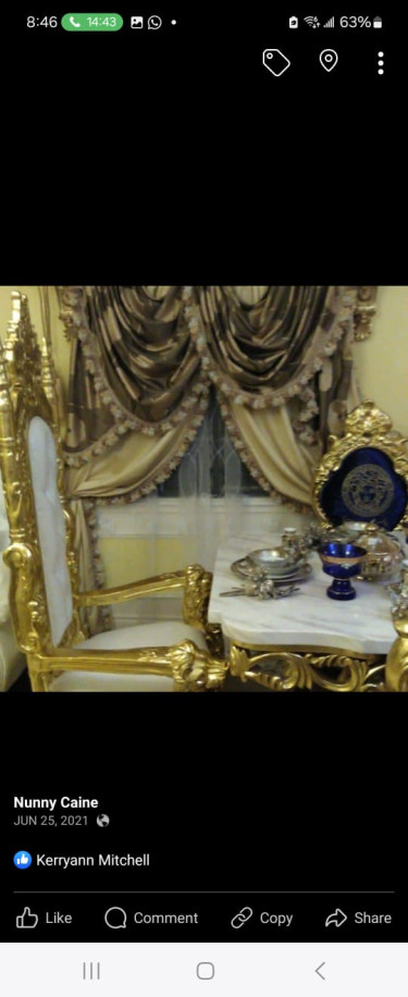 Gold N White Furnitures