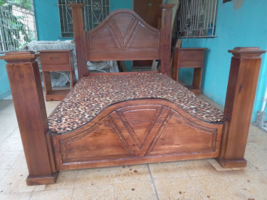 Double Bed Head Board And Footboard,Night Table