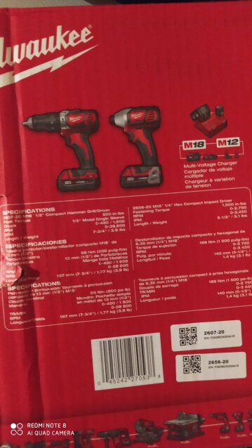 Milwaukee Hammer Drill , DeWalt Sr To