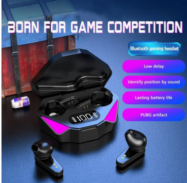 Low Latency HiTech Gamin/Mov/Musc Bluetooth Earbud