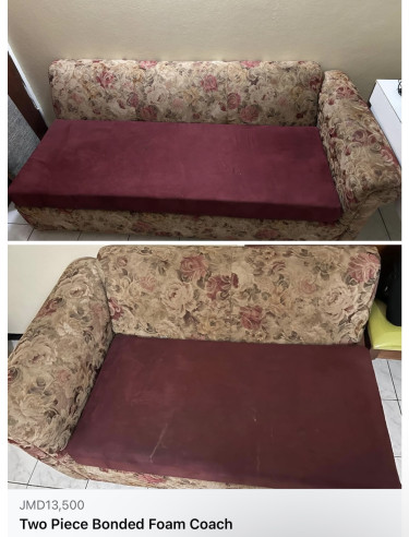 Two Piece Bonded Foam Couch