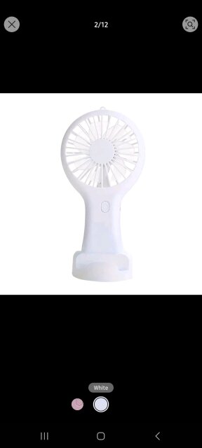 Rechargable Handheld Fan