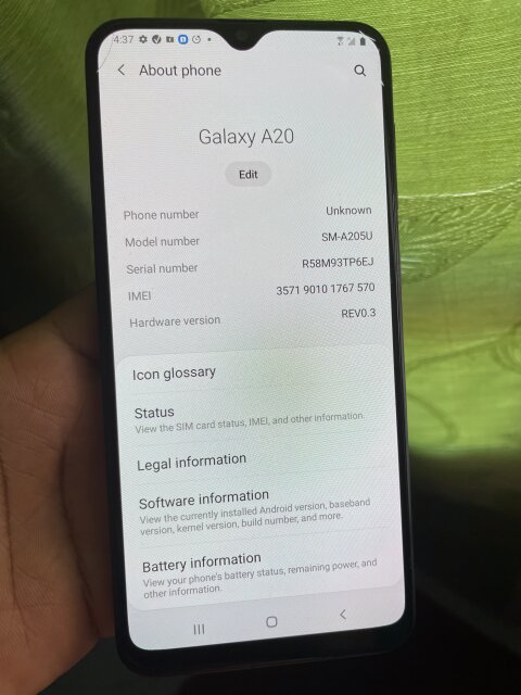 Samsung Galaxy A20