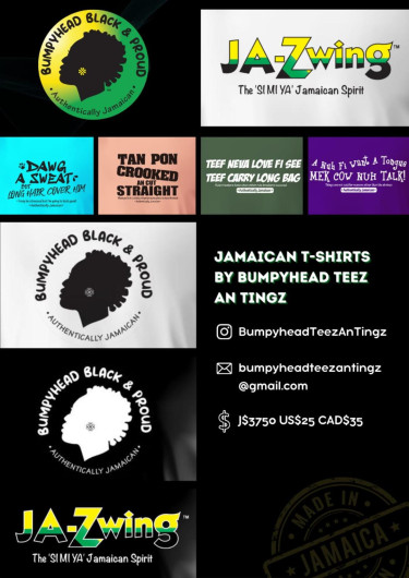 Jamaican T-shirts By Bumpyhead Teez And Tingz