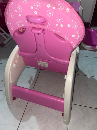 Baby High Chair, Pink Baby Chair