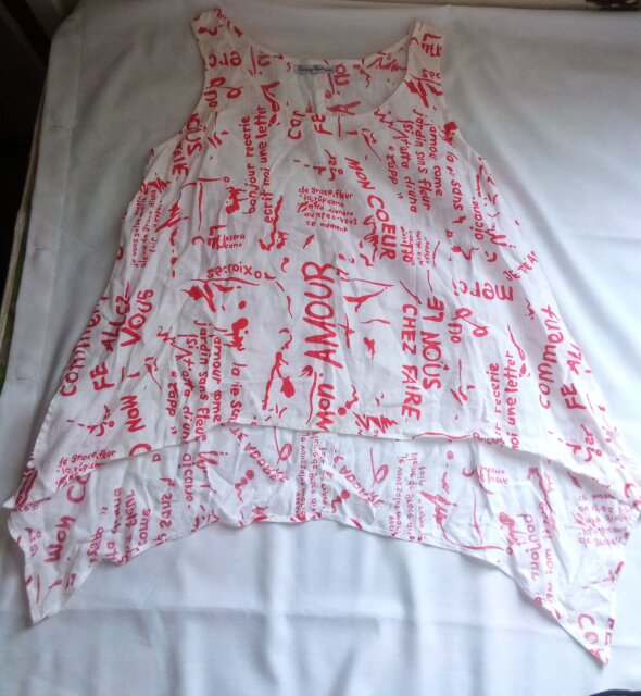 Meri French Phrases Print Top S2