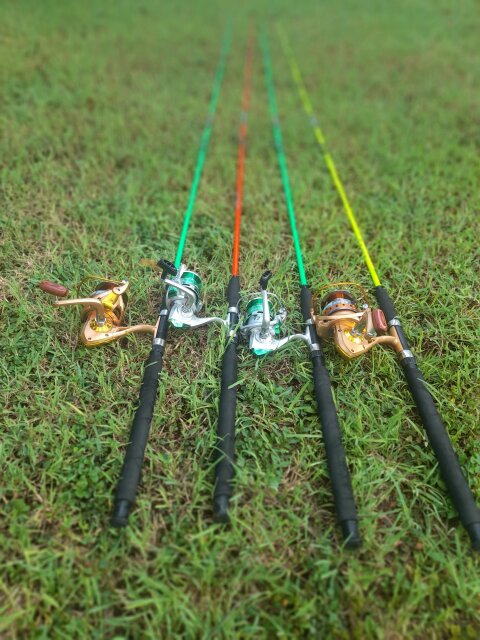 10 Ft Detachable Fishing Rods With Reels