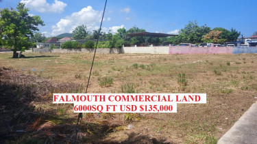 FALMOUTH COMMERCIAL LAND 6000SQFT USD $135K